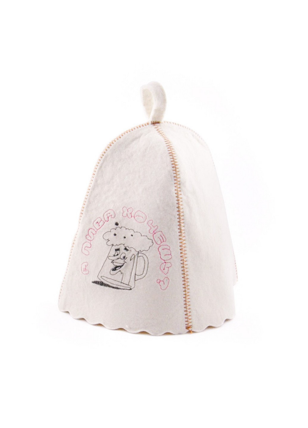 Шапка для бани "А пива хочешь?" Luxyart (206831843)