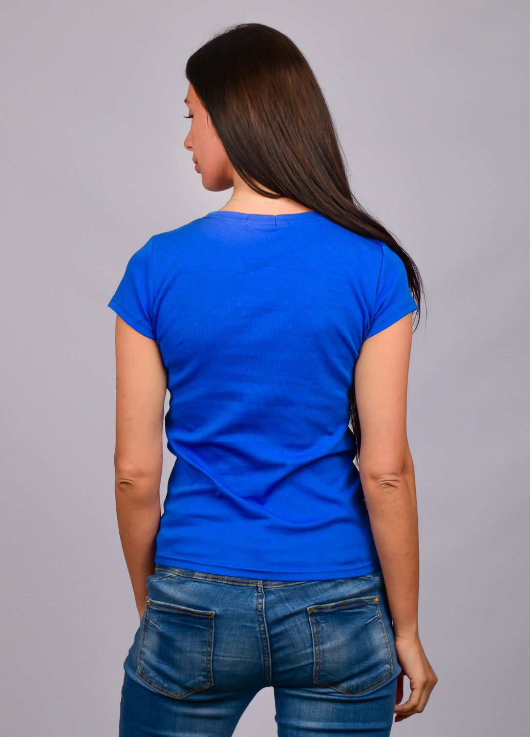 Синяя летняя футболка CAGL