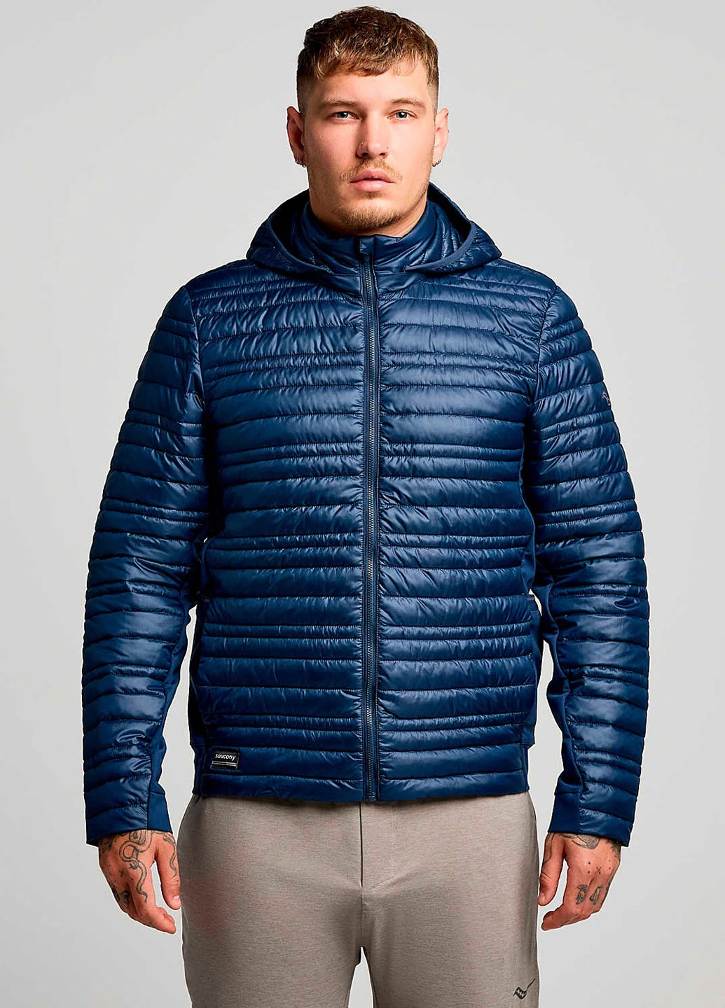 Синяя демисезонная куртка Saucony HURRICANE INSULATED JACKET