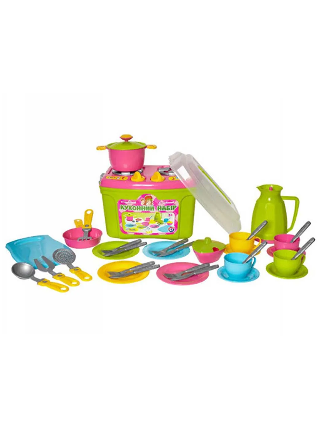 Игровой набор посуды Кухонный Игровой набор № 9 37 шт ТехноК (256185805)