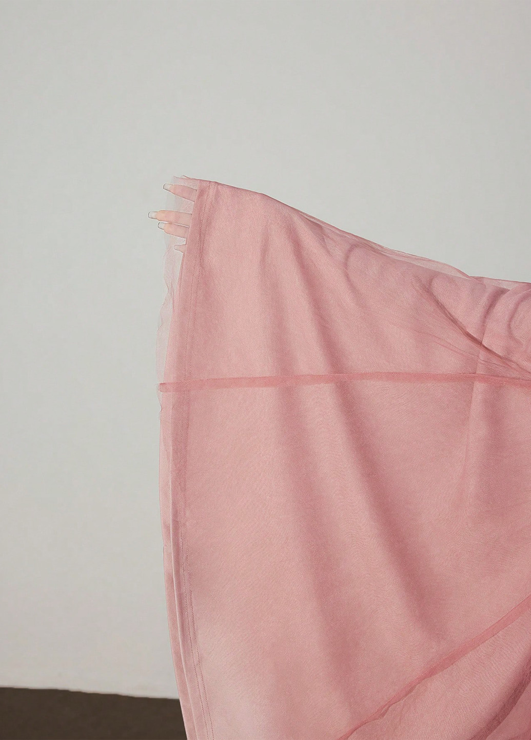 Світло-рожева святковий, вечірня сукня з пишною спідницею SHEIN однотонна