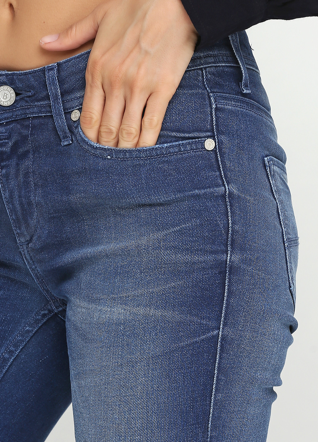 Индиго демисезонные зауженные джинсы Bogner