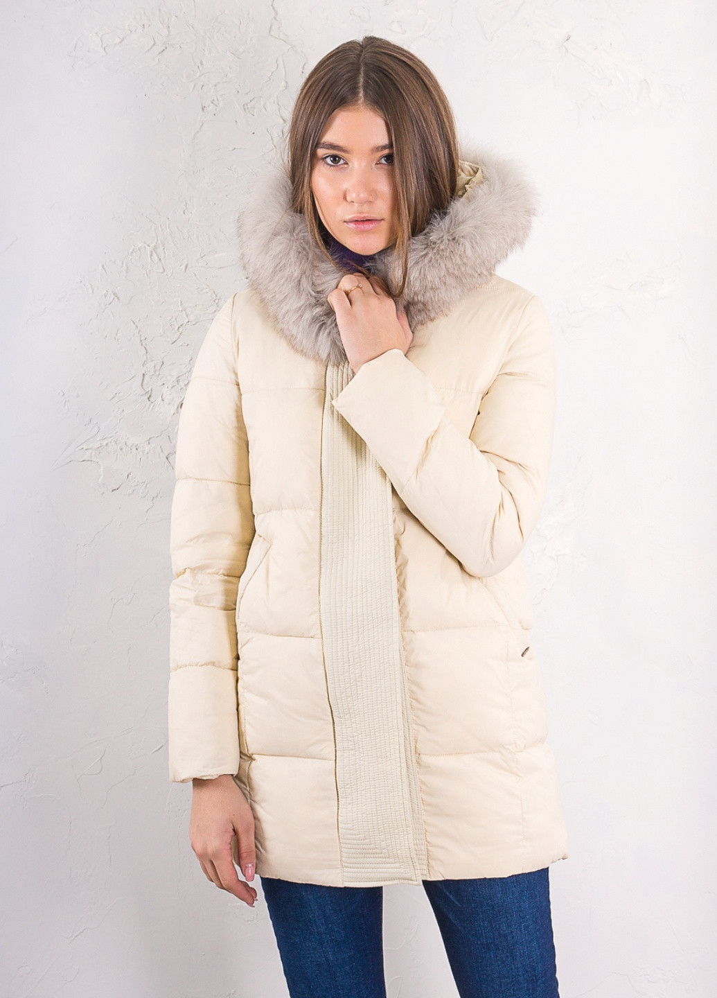 Белая куртка Gas