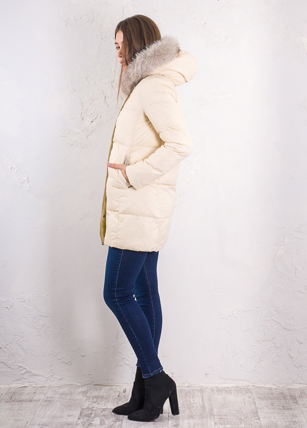 Белая куртка Gas