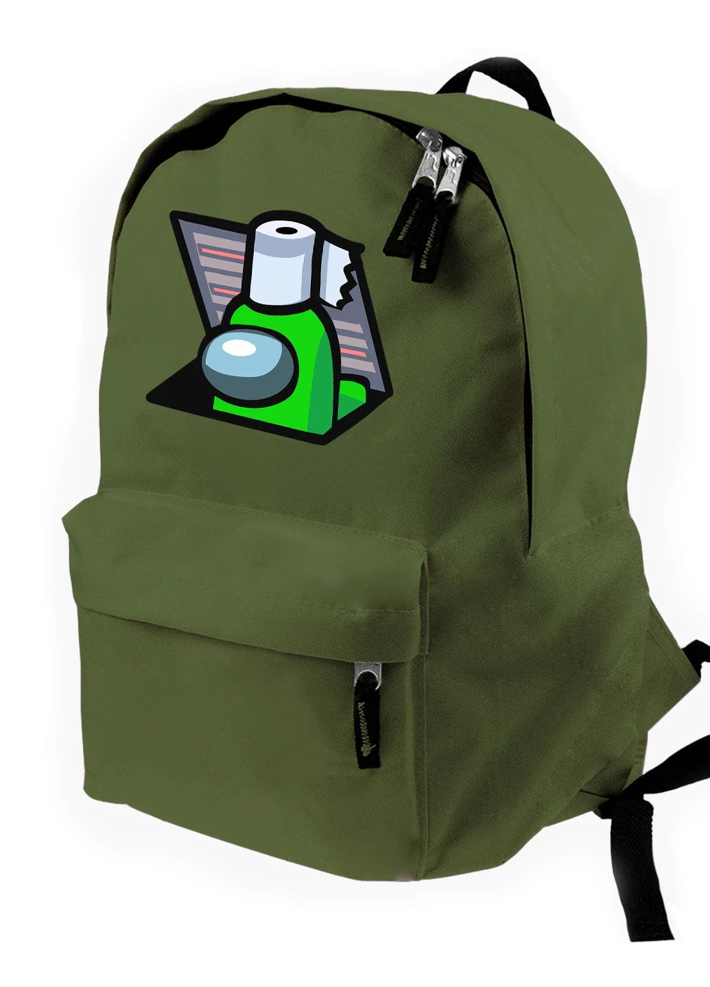 Детский рюкзак Амонг Ас Зелений (Among Us Green) (9263-2592) MobiPrint (217075110)