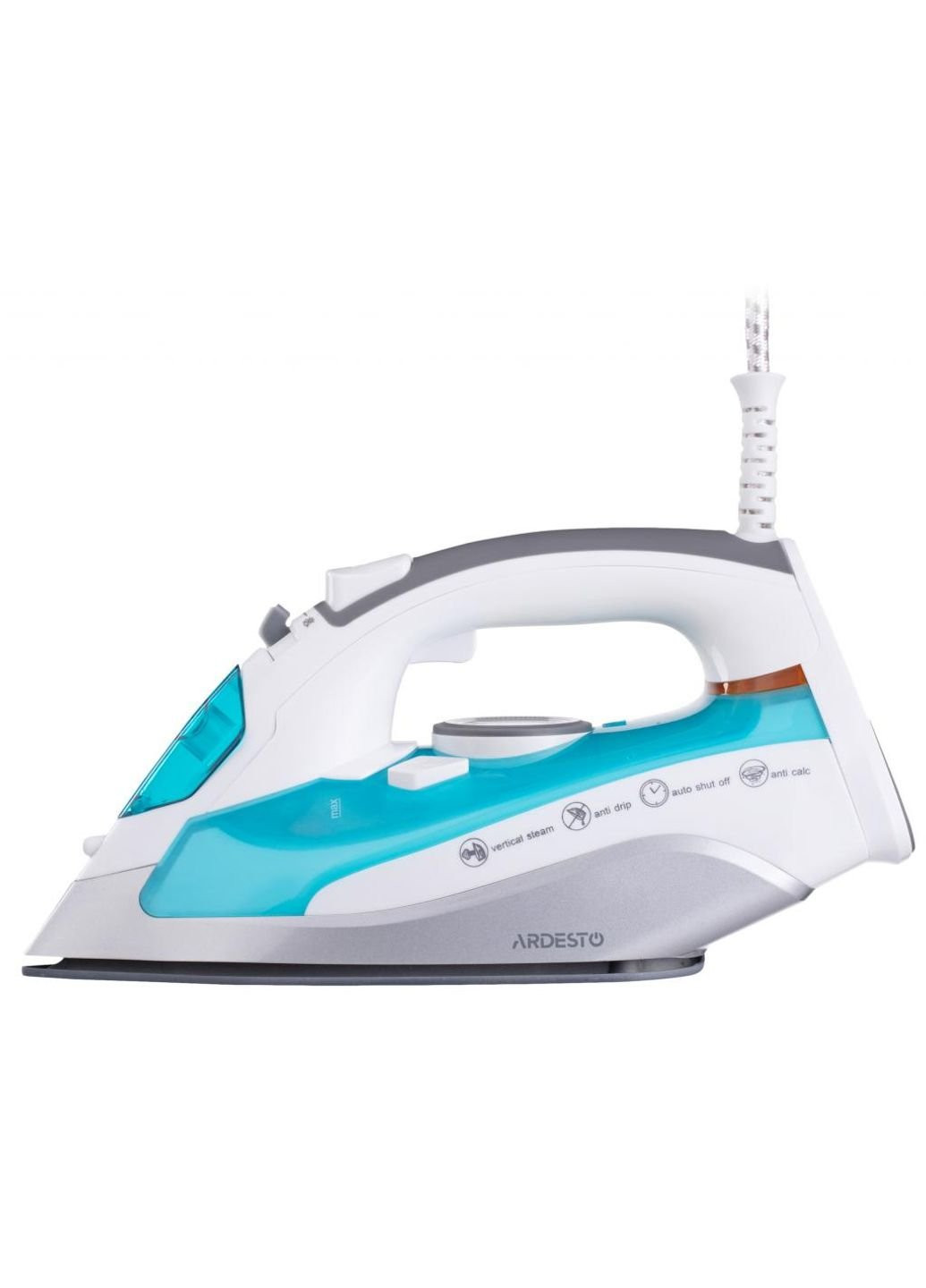 Праска IR-C2228-TQ/2200Вт/280мл/пар/ самоочищення/антикапля/керам (IR-C2228-TQ) Ardesto (251882807)