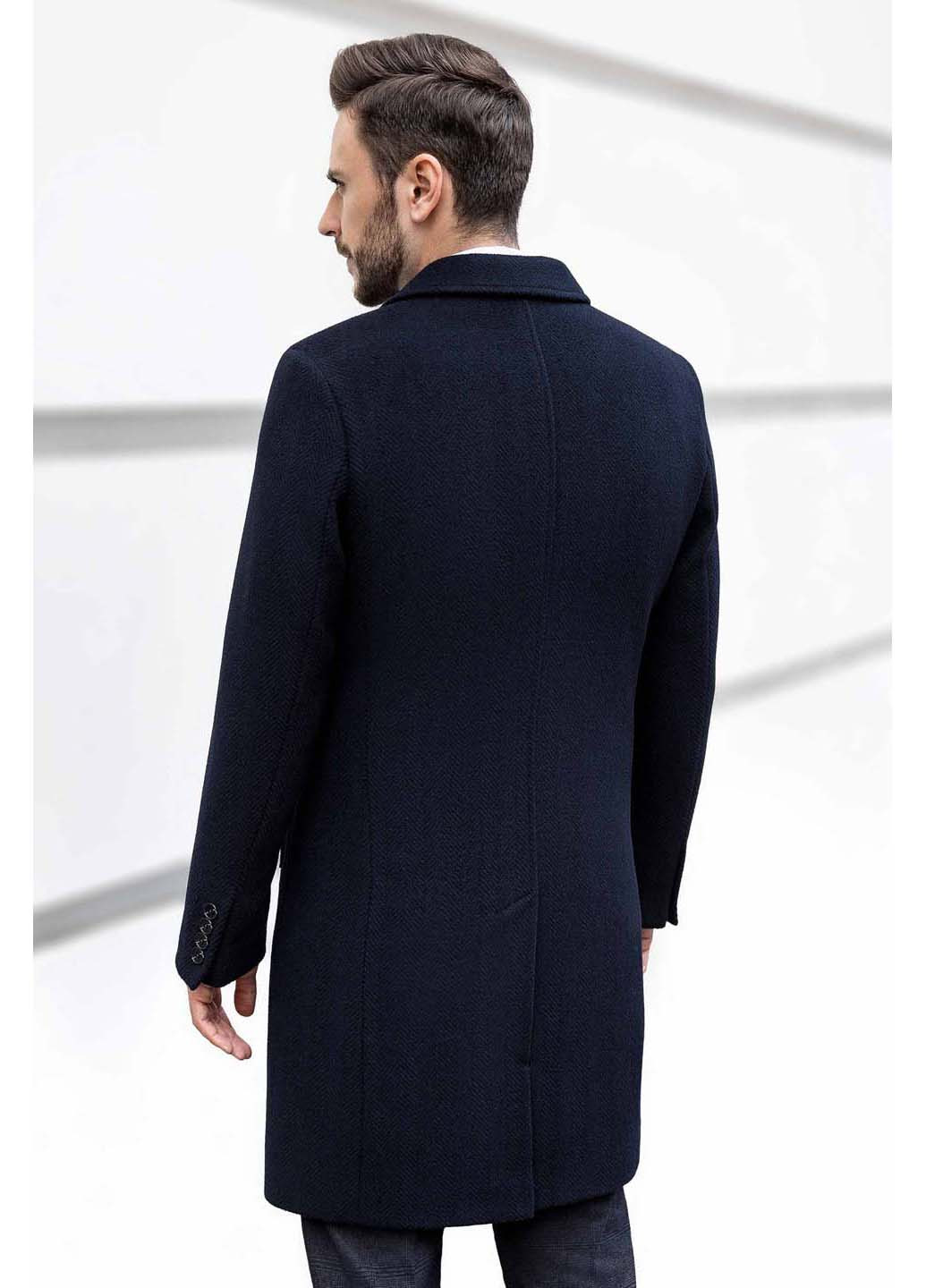 Темно-синее демисезонное Пальто Sun's House