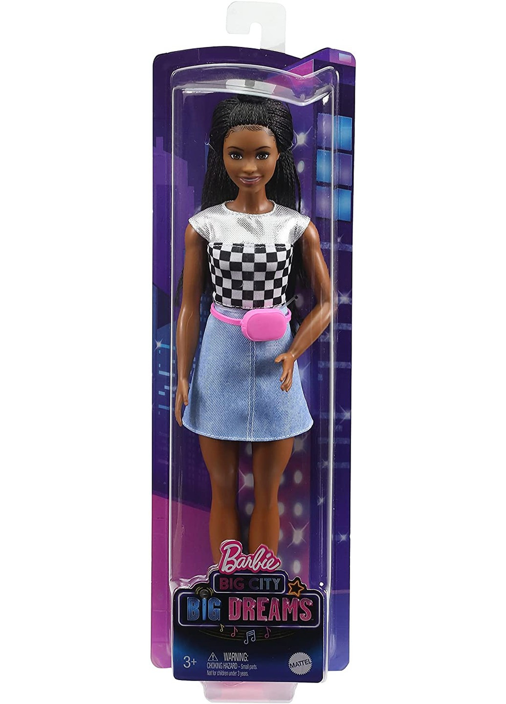 Кукла Barbie Big City, Big Dreams Бруклин, брюнетка (GXT04) Mattel (255665263)