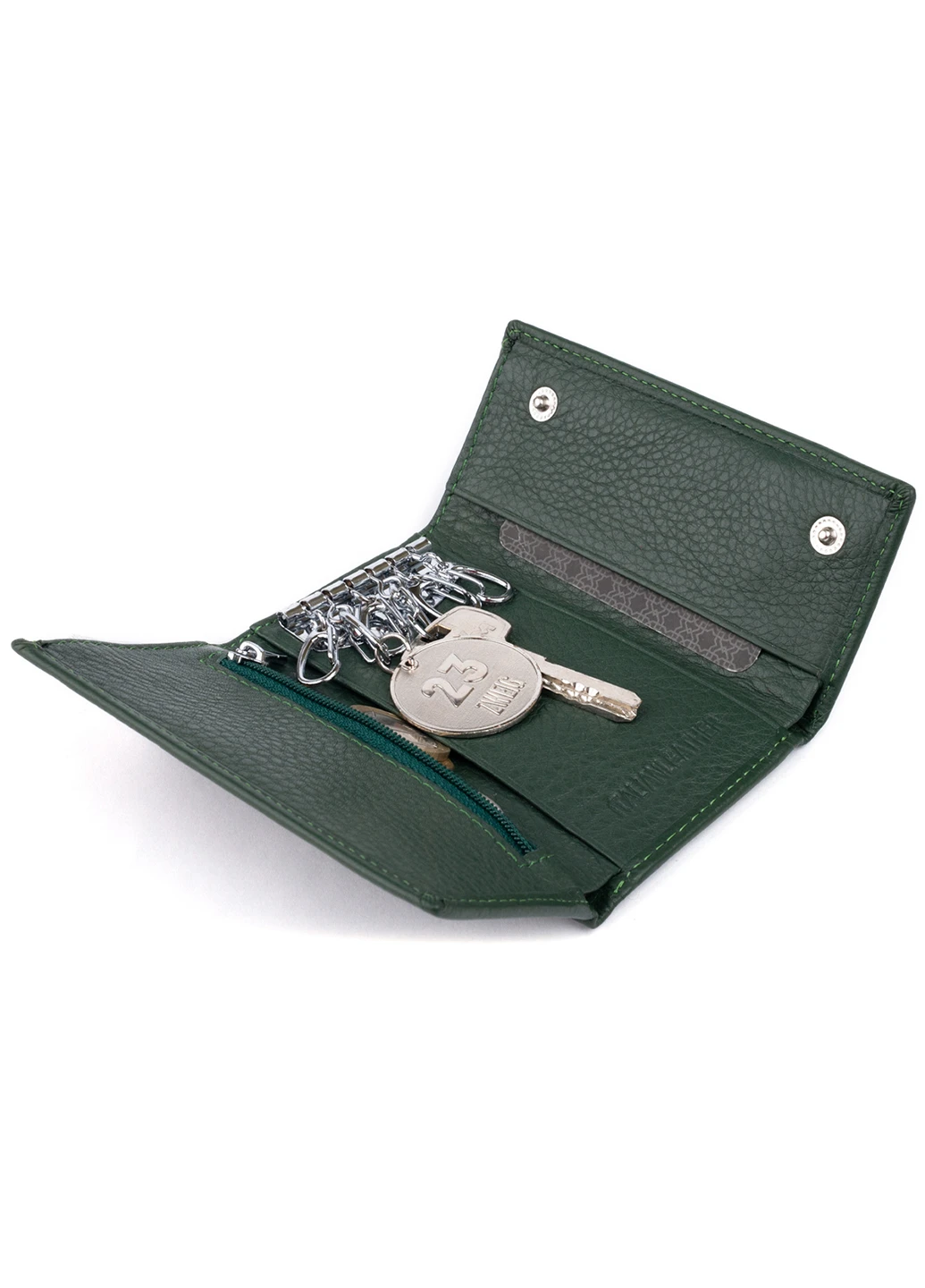 Жіночий шкіряний гаманець-ключниця 12,3х7,3х1 см st leather (252128694)