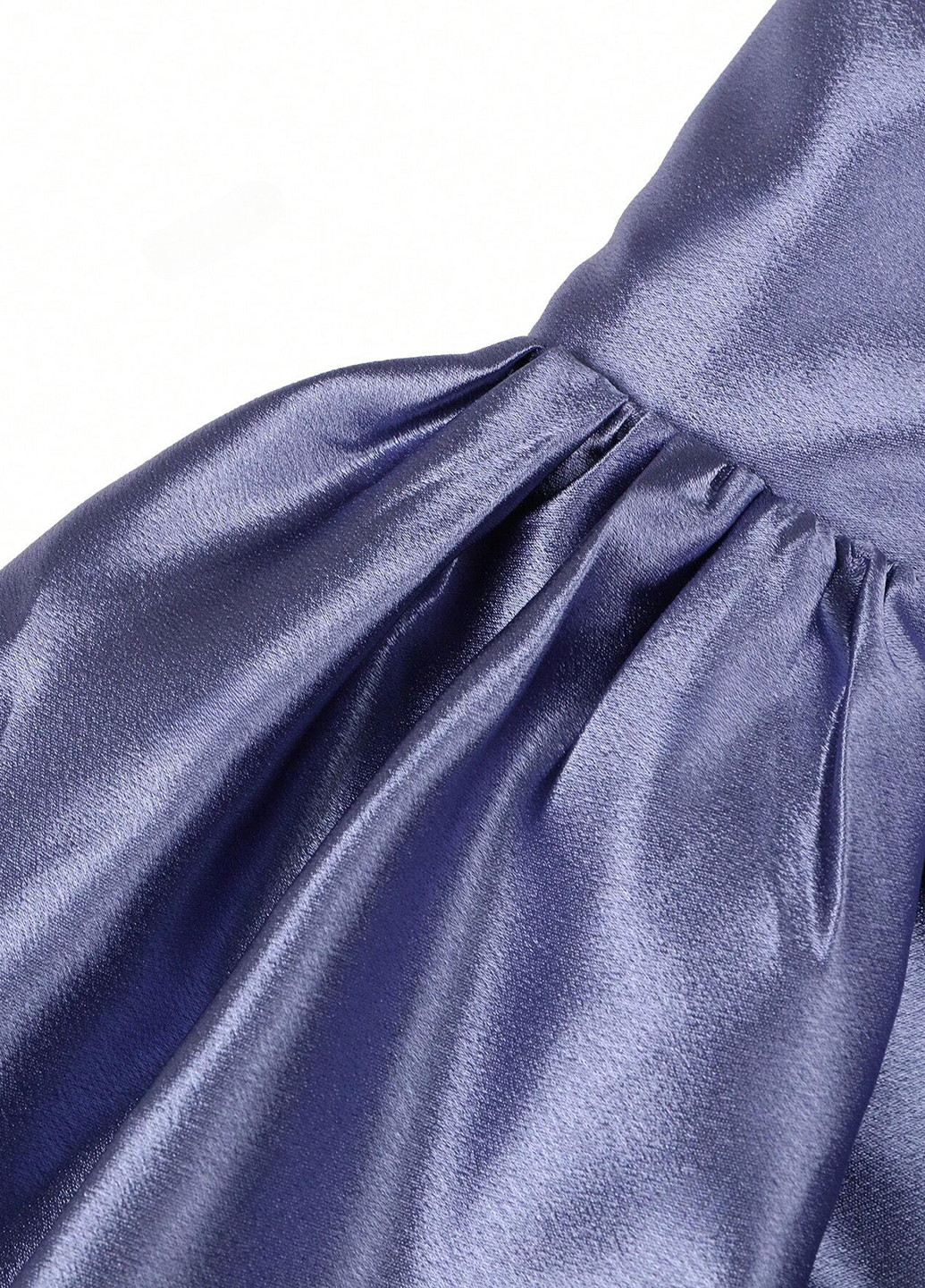 Синя кежуал сукня зі шлейфом SHEIN однотонна