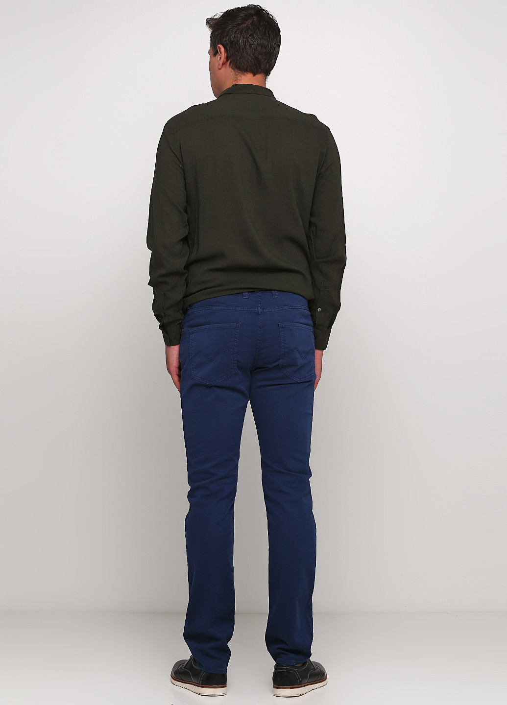 Индиго демисезонные прямые джинсы Madoc Jeans