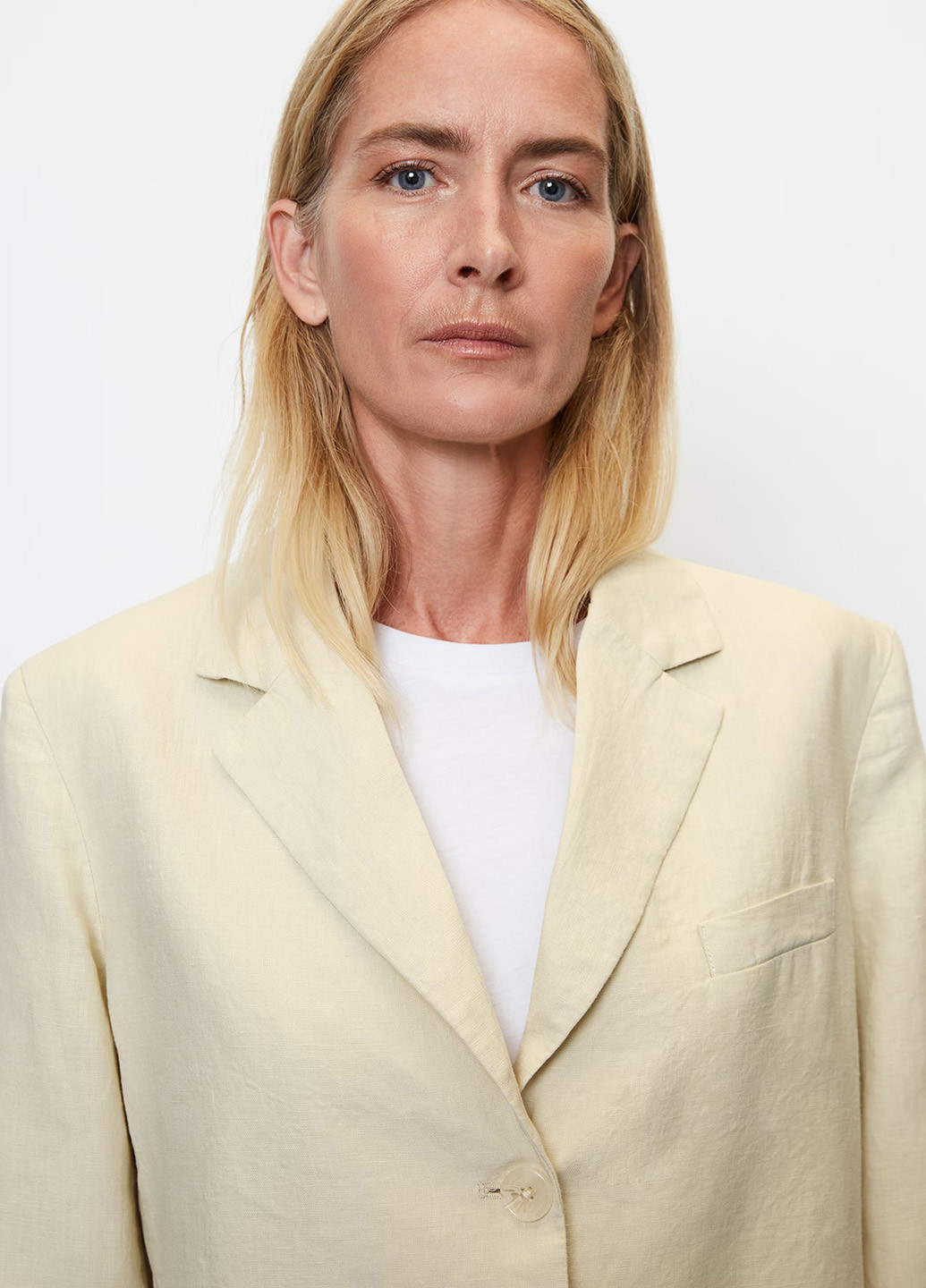 Светло-бежевый женский жакет Marc O'Polo однотонный - демисезонный