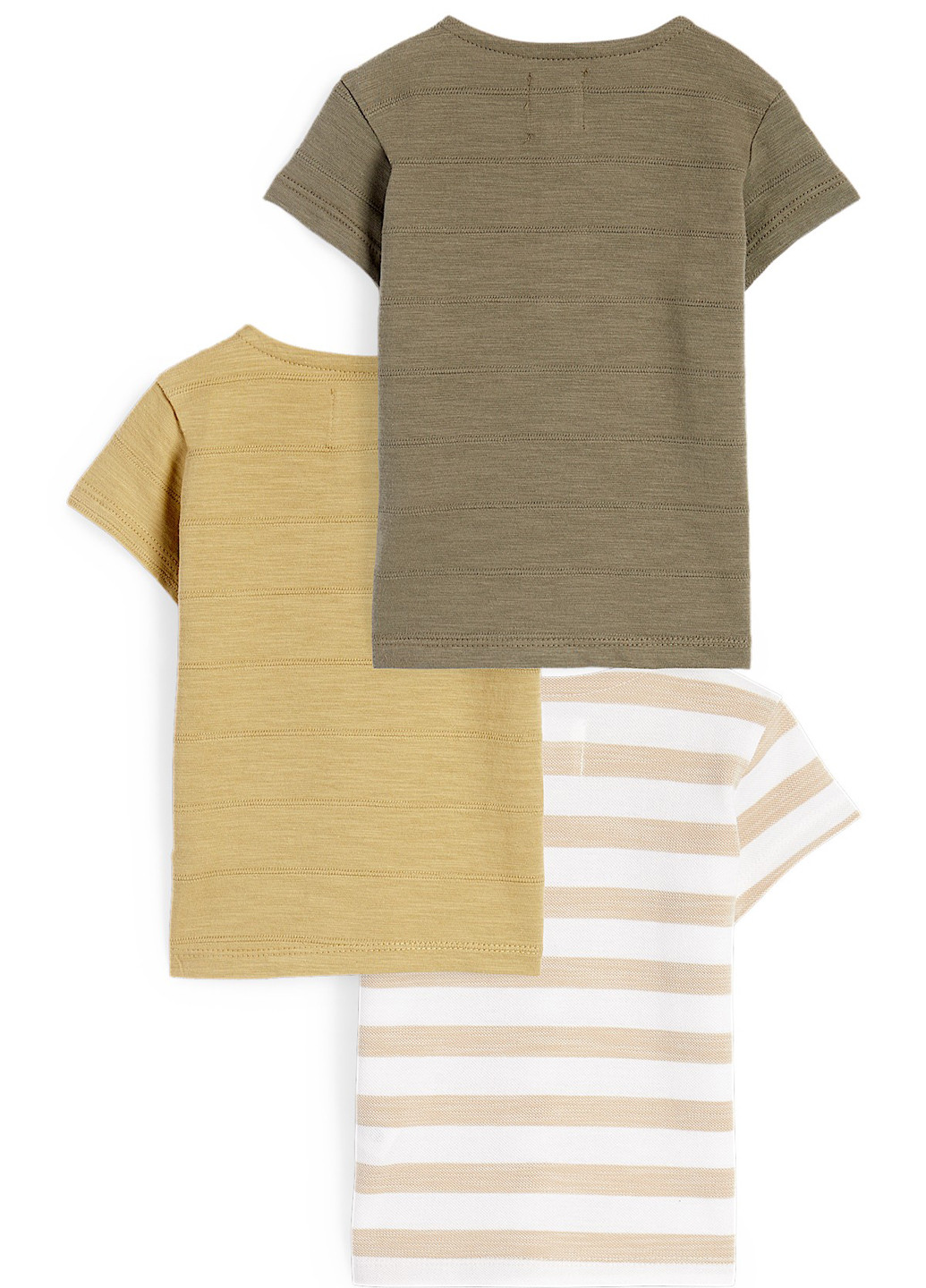 Комбинированная летняя футболка (3 шт.) C&A