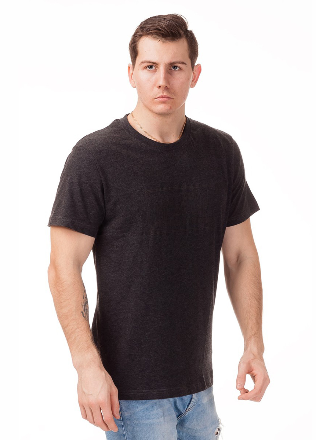 Темно-серая футболка с коротким рукавом Magnum