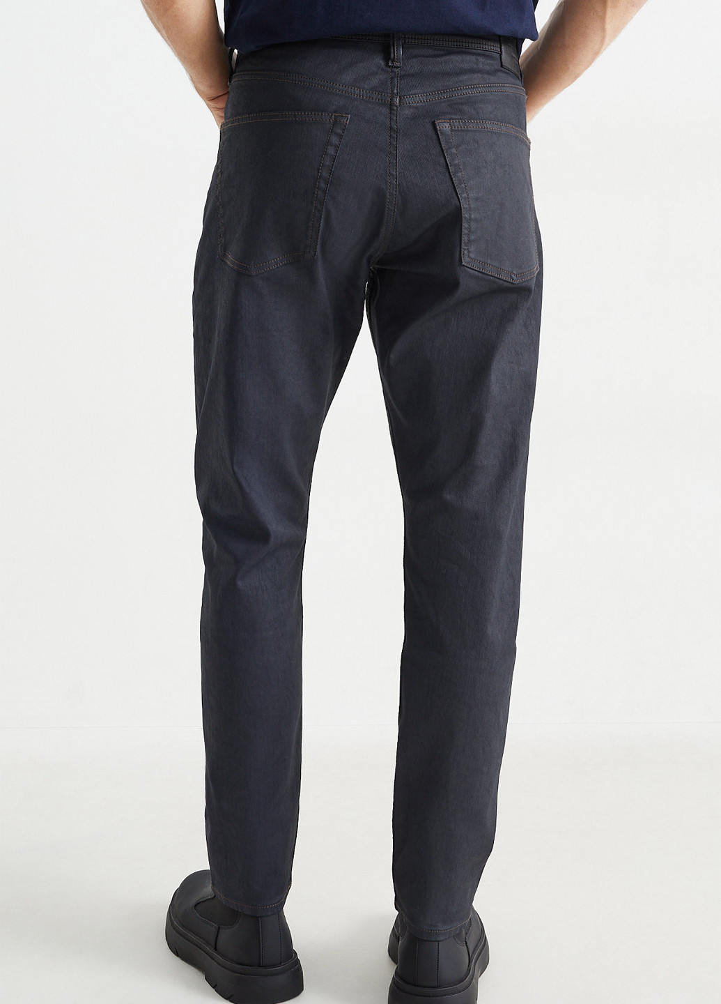 Темно-синие демисезонные скинни джинсы C&A