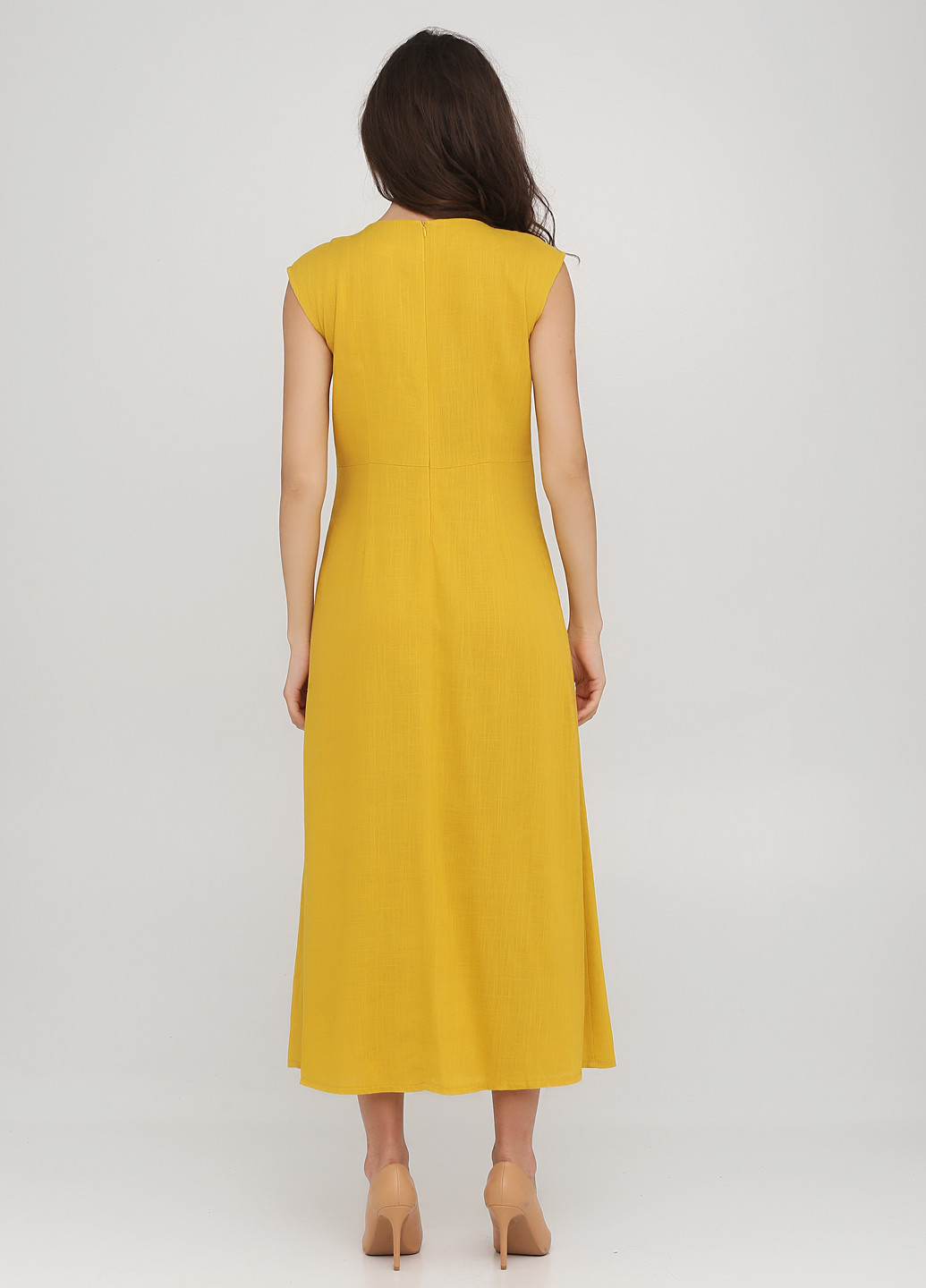 Жовтий кежуал сукня Ruta-S однотонна