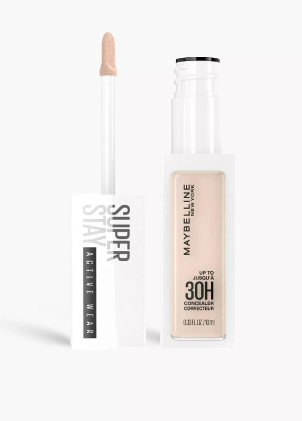 New York Super Stay 30HСтійкий консилер для обличчя light 10ml Maybelline (256238952)