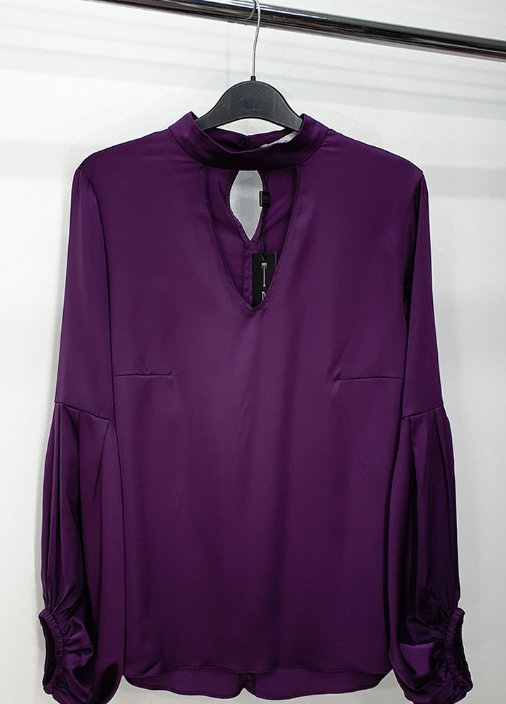 Фиолетовая демисезонная блузка женская фиолетовая 38 р. TRG