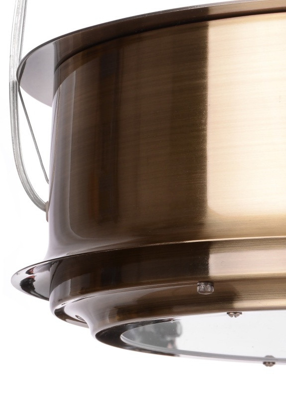 Люстра потолочная лофт подвесная на 3 плафона BL-163S/3 E27 AB Brille (253886970)