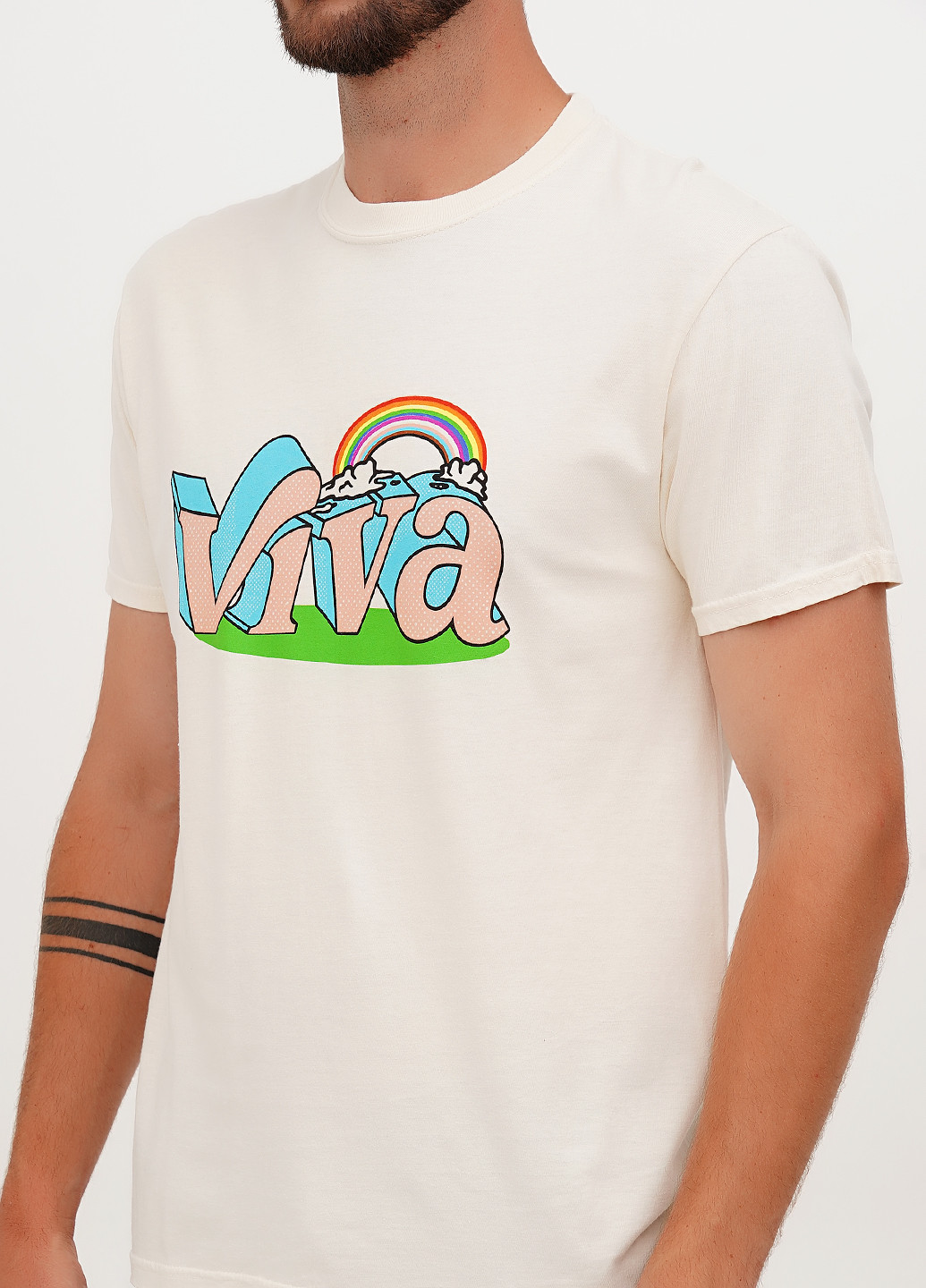 Молочна футболка Comfort Colors