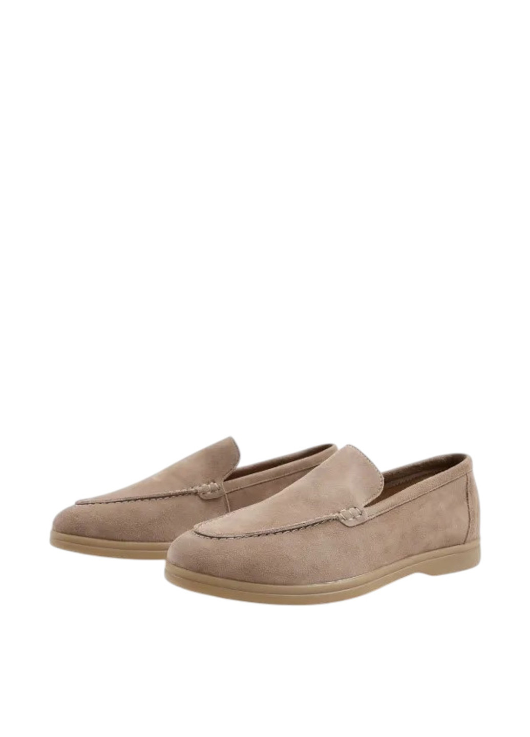 Anna Lucci Туфли лоферы бежевый з натуральная замша, турция — демисезон (361427728)