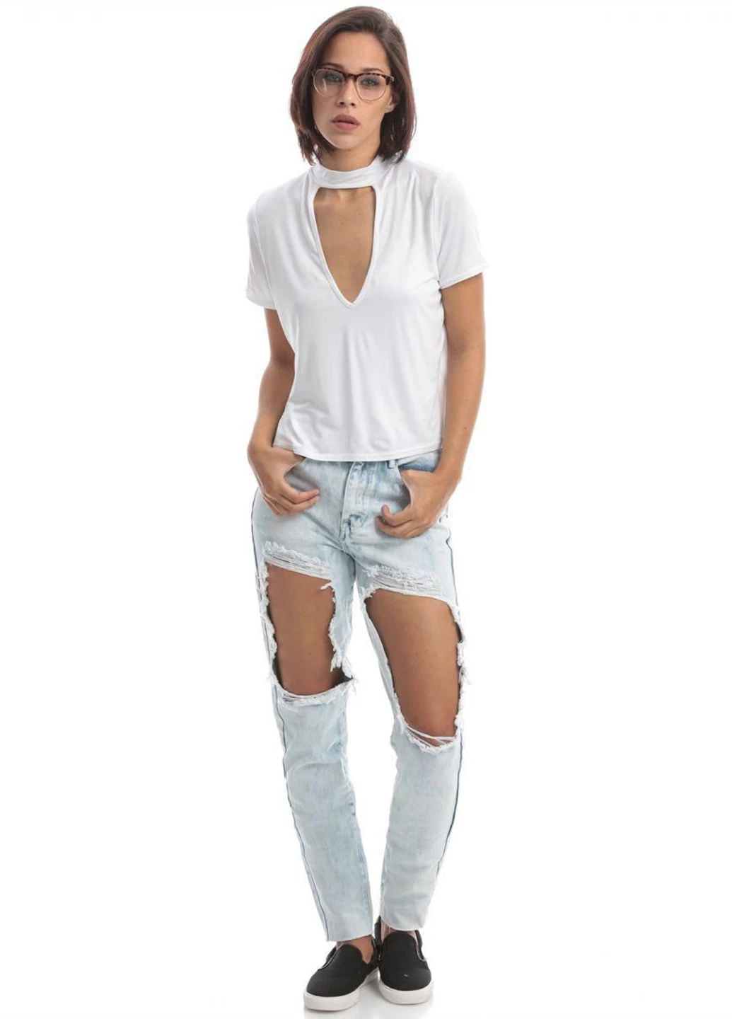 Белая блуза Missguided