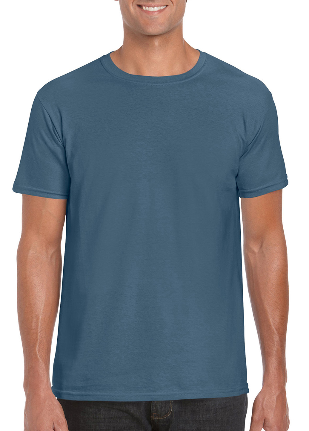 Темно-бирюзовая футболка Gildan