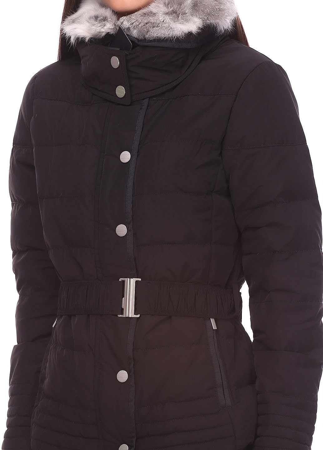 Чорний зимній Пуховик Paolo Prata