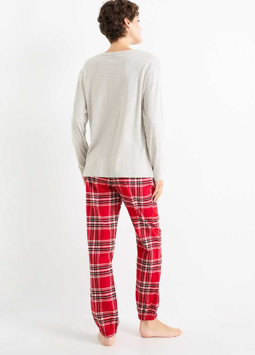 Комбинированная всесезон пижама (лонгслив, брюки) лонгслив + брюки C&A