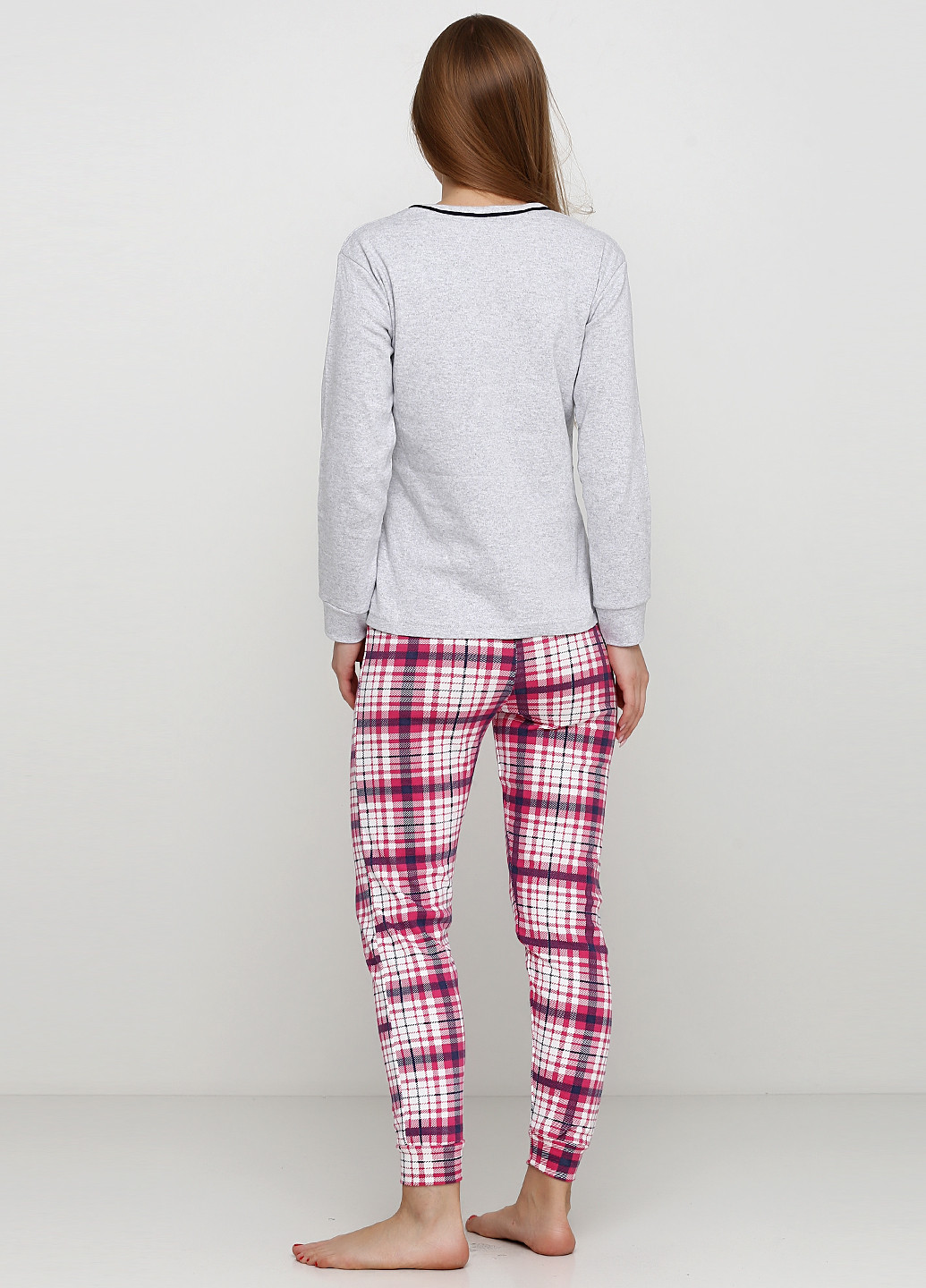 Светло-серая всесезон пижама (свитшот, брюки) свитшот + брюки Fawn