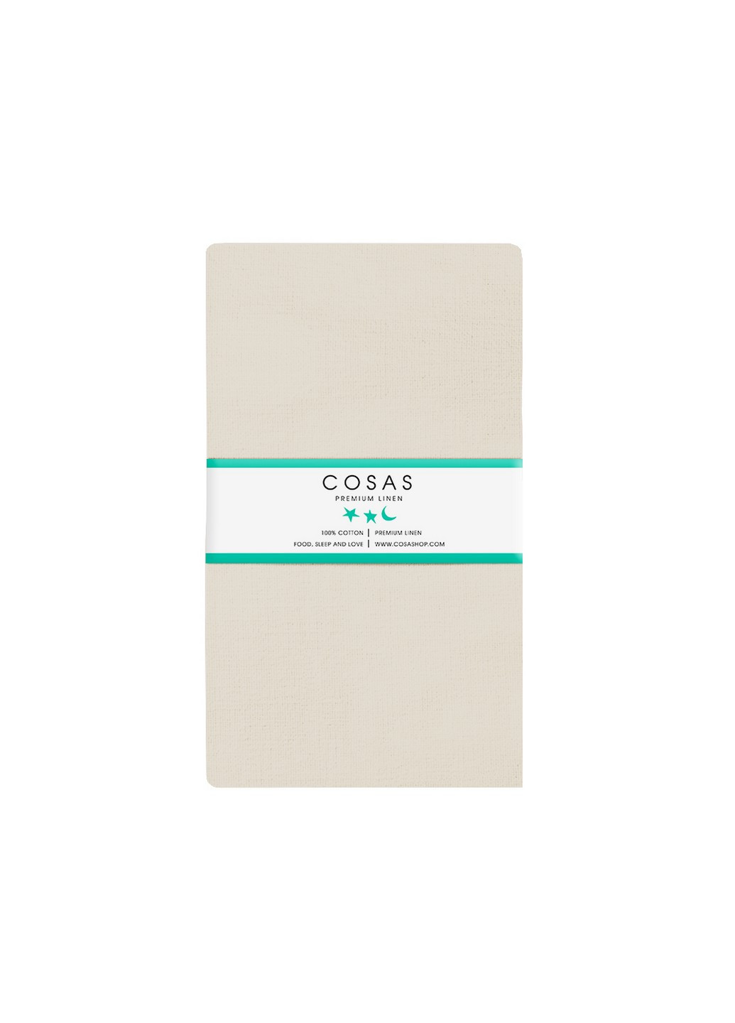 Простирадла дитячі на гумці 60х120 (2 шт) BEIGE / STARFALL GREY Cosas SetSheet_Beige_StarfallGrey_120x60 (250393546)