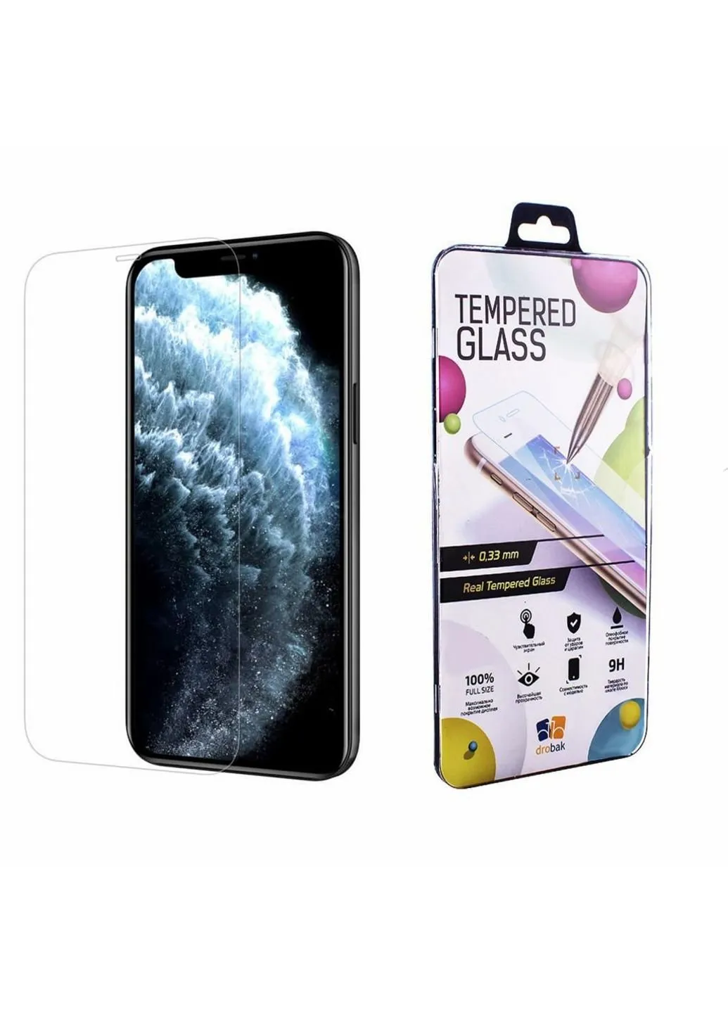 Скло захисне Apple iPhone 12 Pro (232314) (232314) Drobak (249597278)
