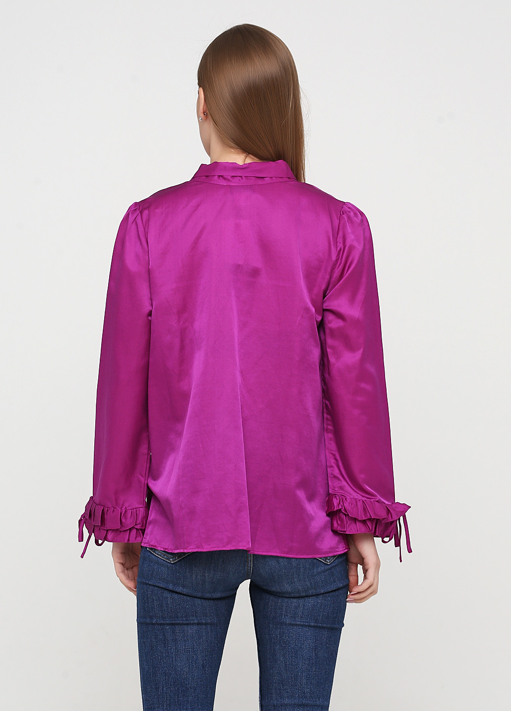 Фуксиновая демисезонная блуза Heine