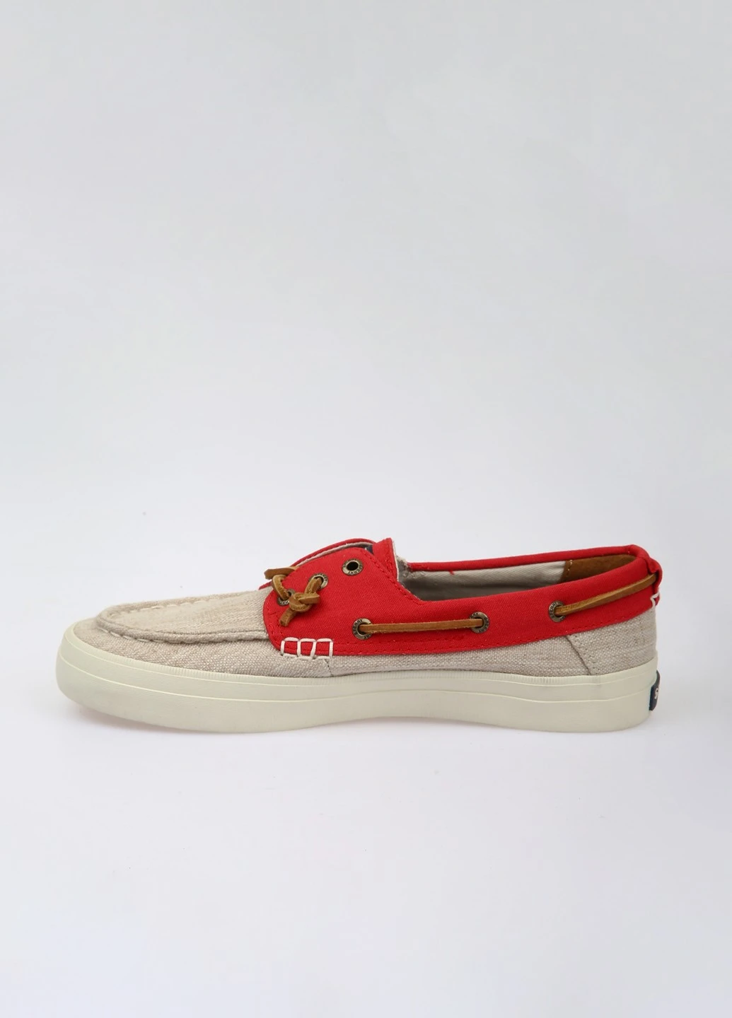 Бежевые мокасины Sperry