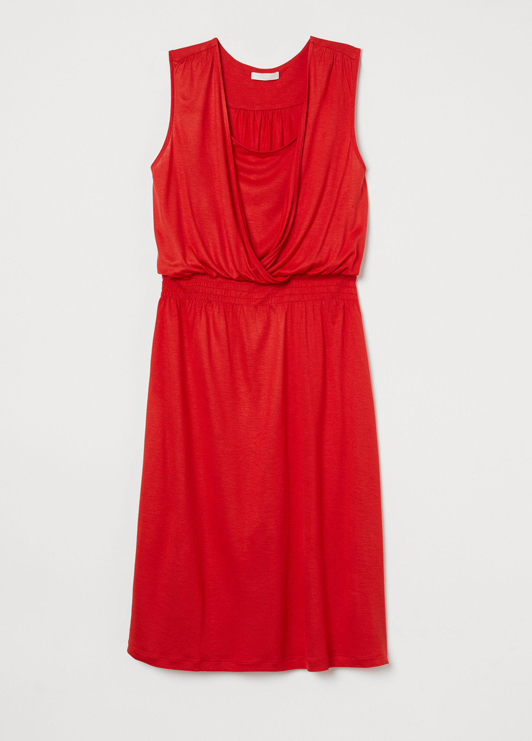 Червона кежуал сукня для годуючих H&M однотонна