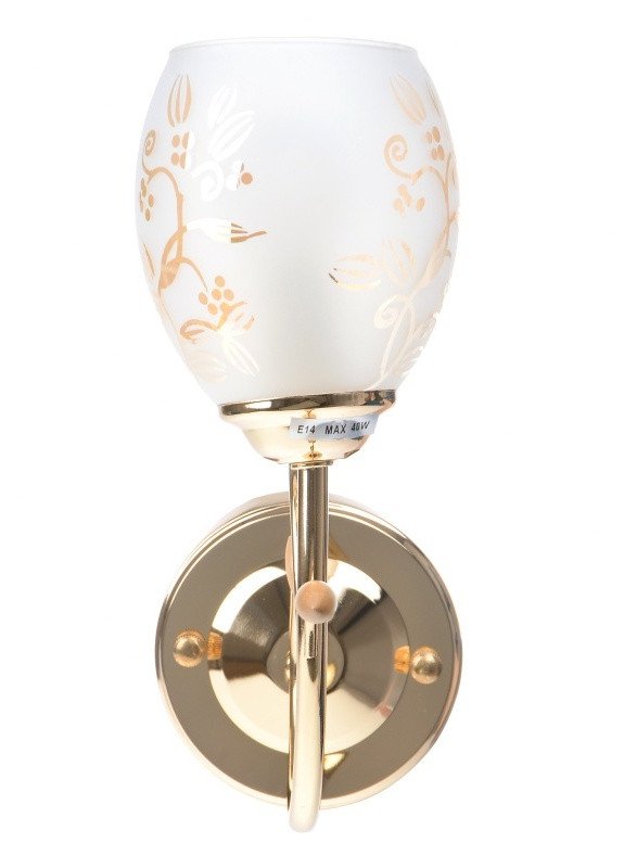 Бра настенное накладное классическое LK-232W/1 E14 FG Brille (253894168)