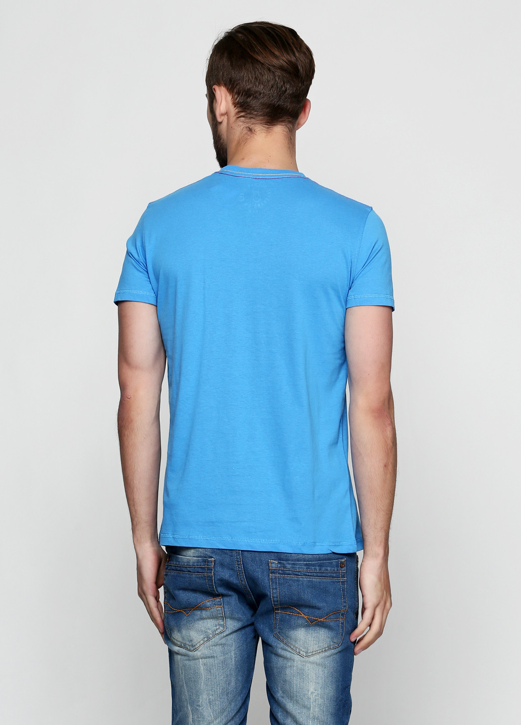 Блакитна футболка Alcott