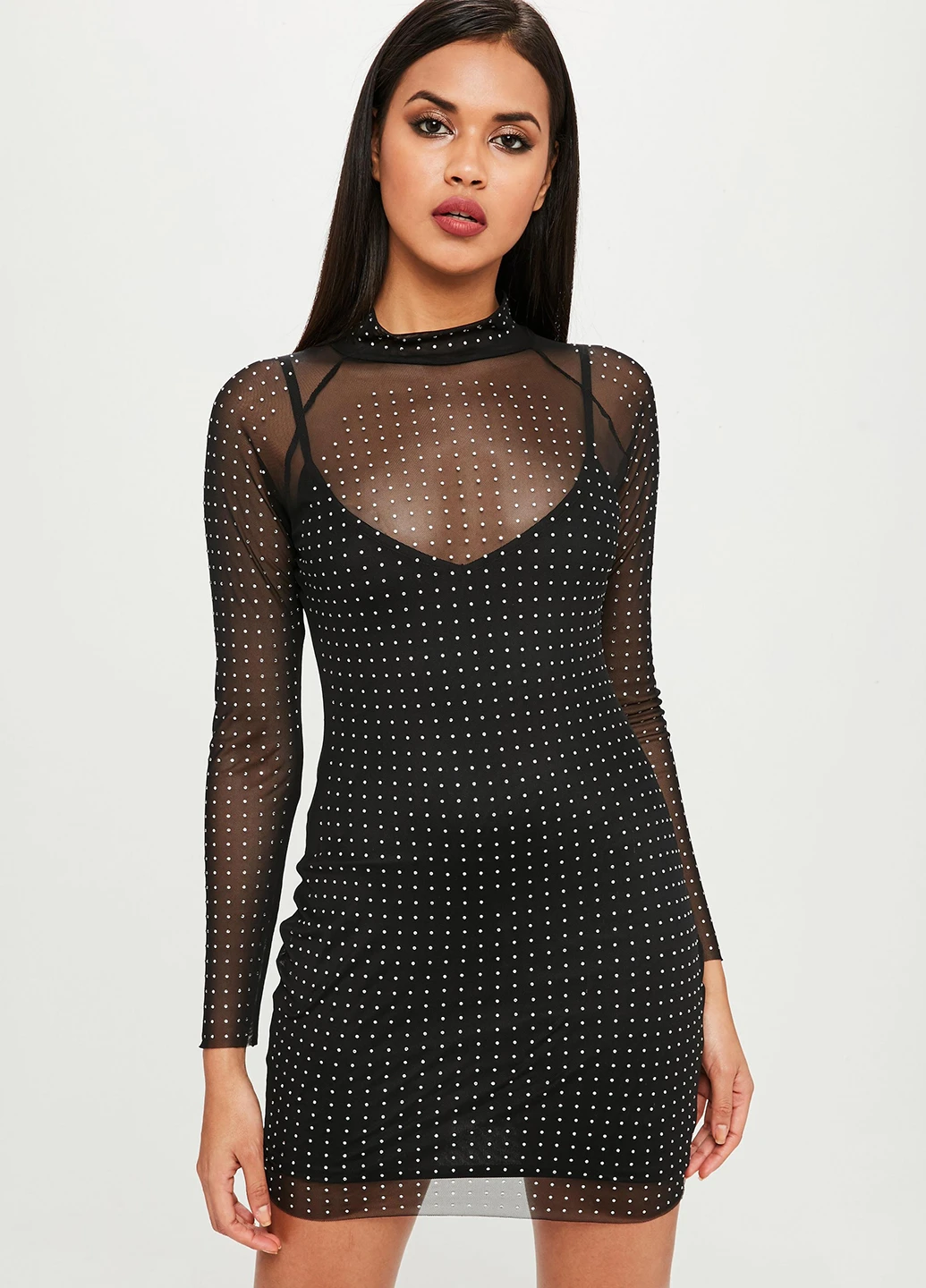Черное кэжуал платье Missguided однотонное