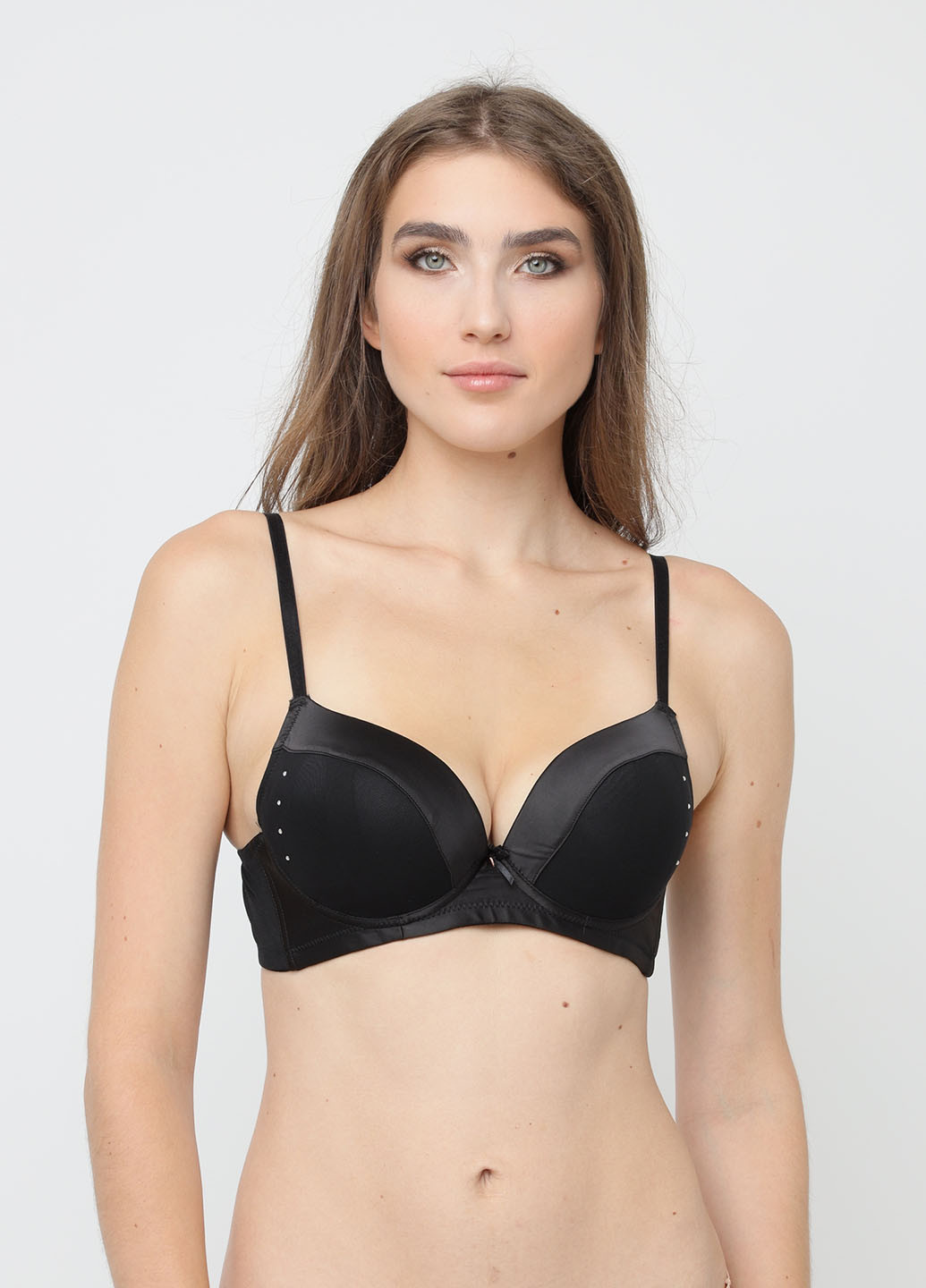 Чёрный бюстгальтер y0638 черный IMPLICITE с косточками