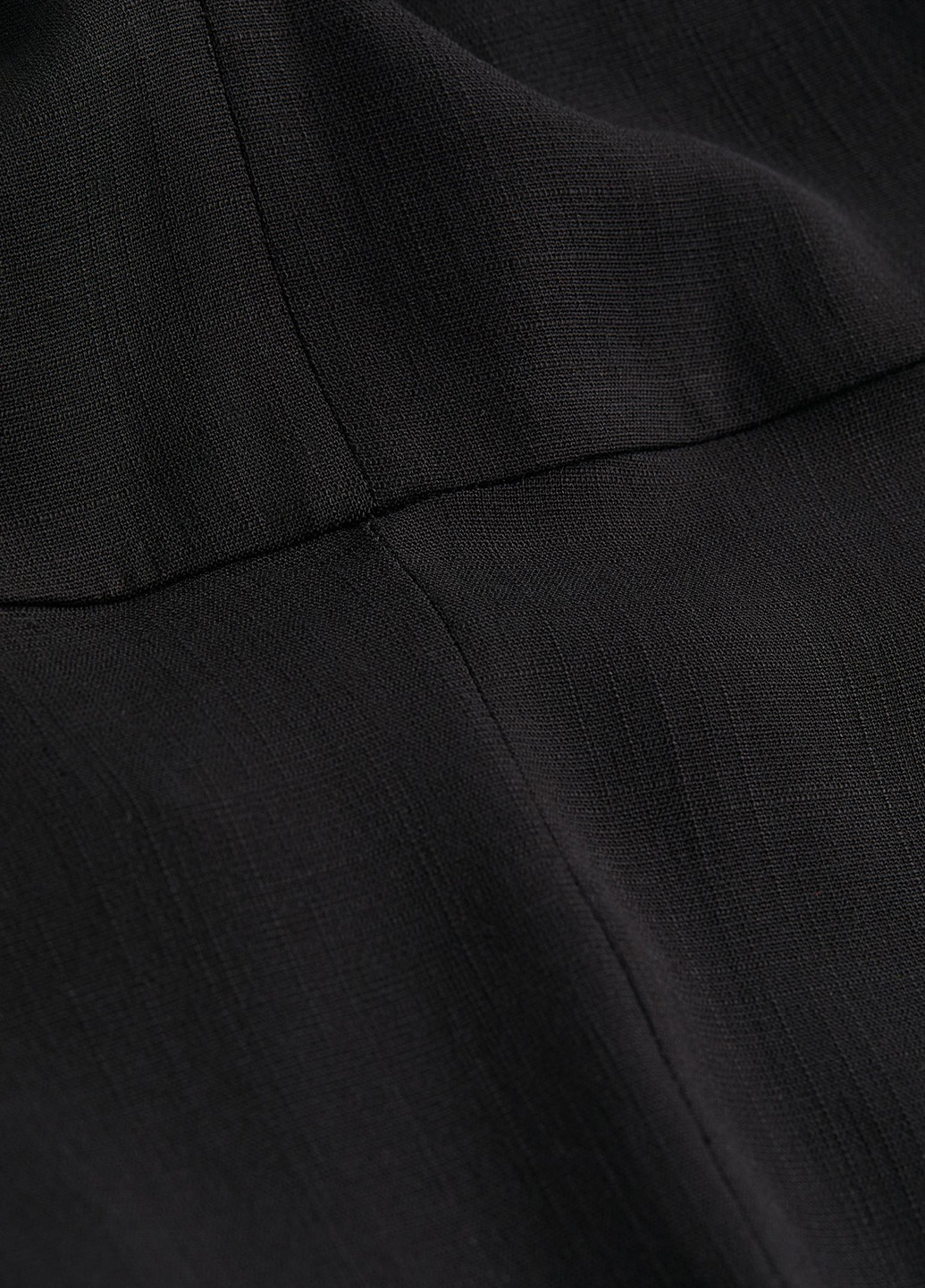 Черное кэжуал платье H&M однотонное