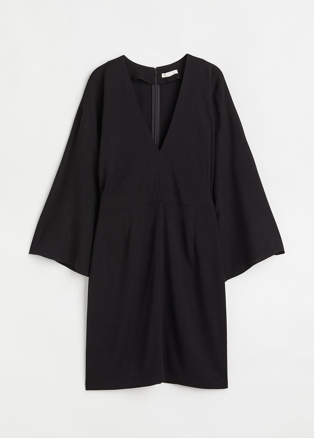 Черное кэжуал платье H&M однотонное