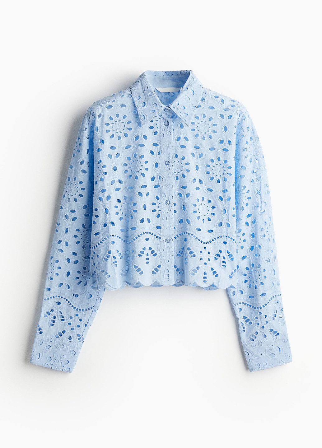 Светло-голубая блуза H&M