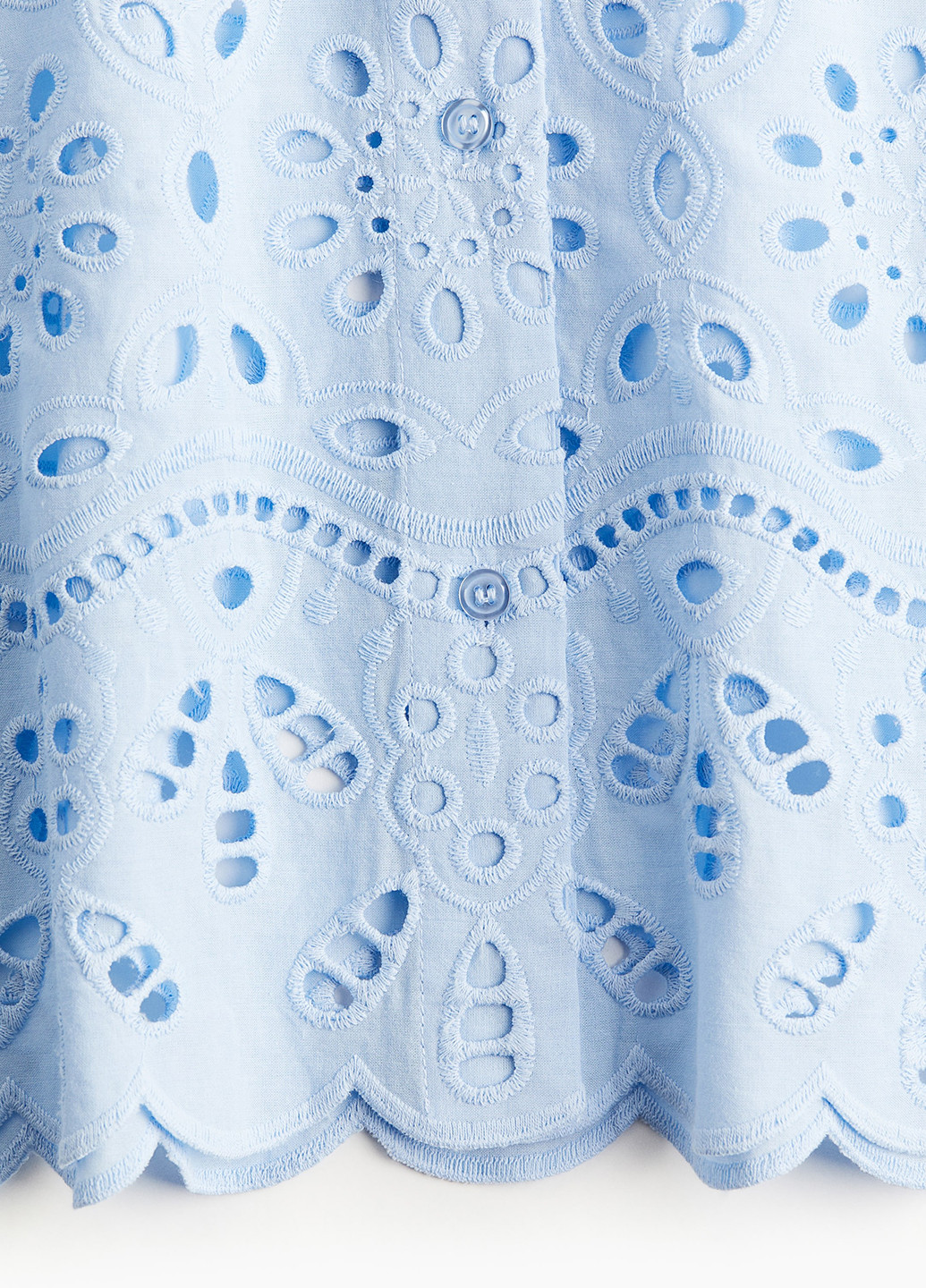 Светло-голубая блуза H&M