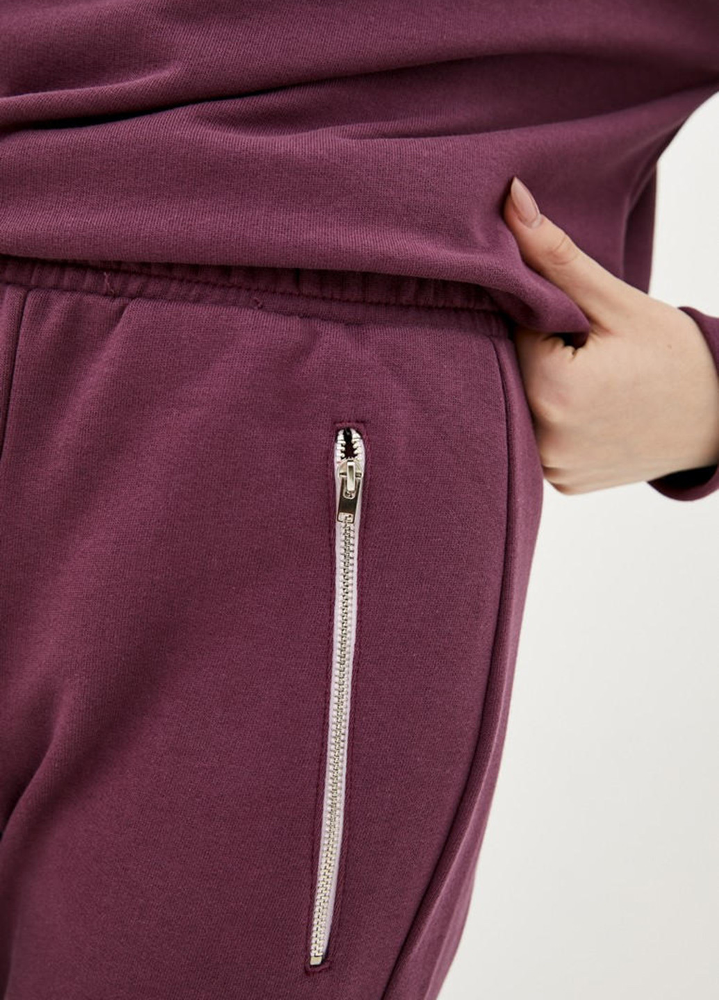 Фиолетовые спортивные демисезонные джоггеры брюки Promin