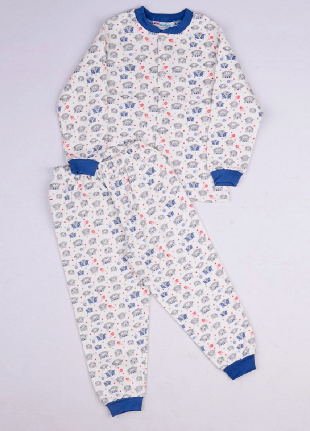 Синяя всесезон пижама (кофта, брюки) Meli-sa
