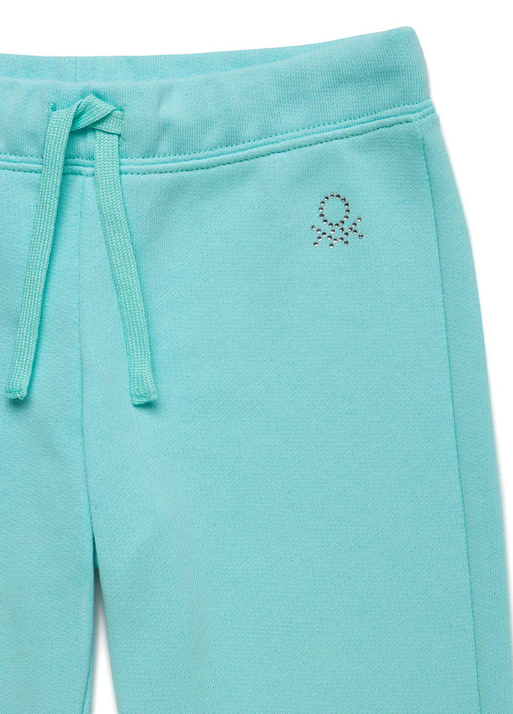 Мятные кэжуал демисезонные джоггеры брюки United Colors of Benetton