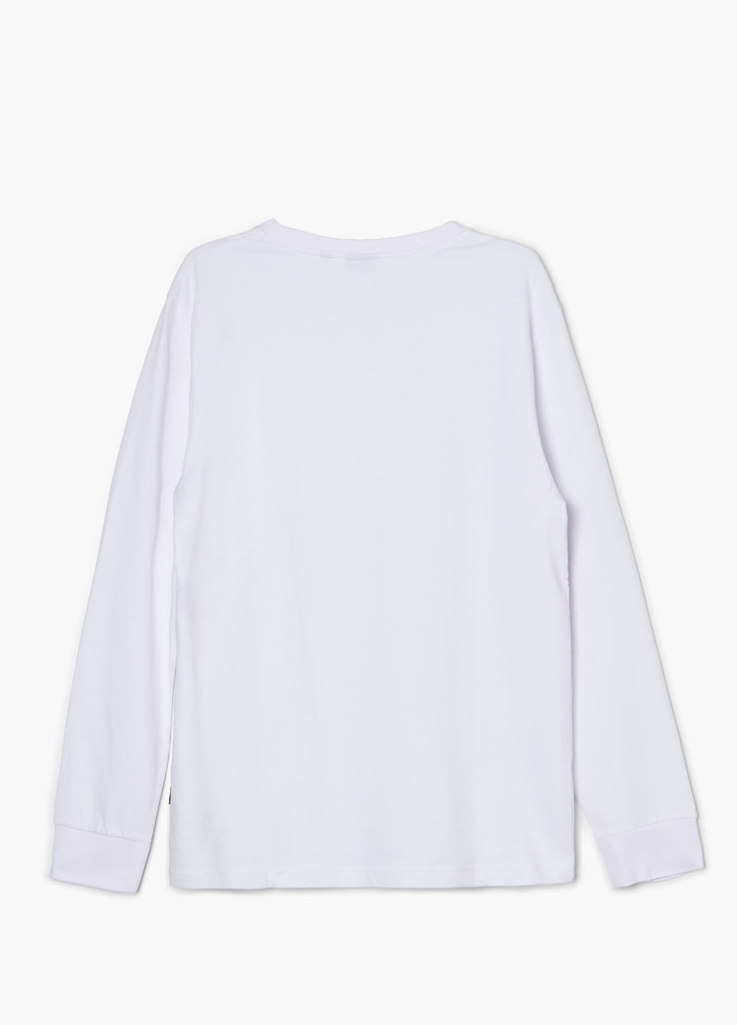 Белый демисезонный кэжуал лонгслив Cropp однотонный