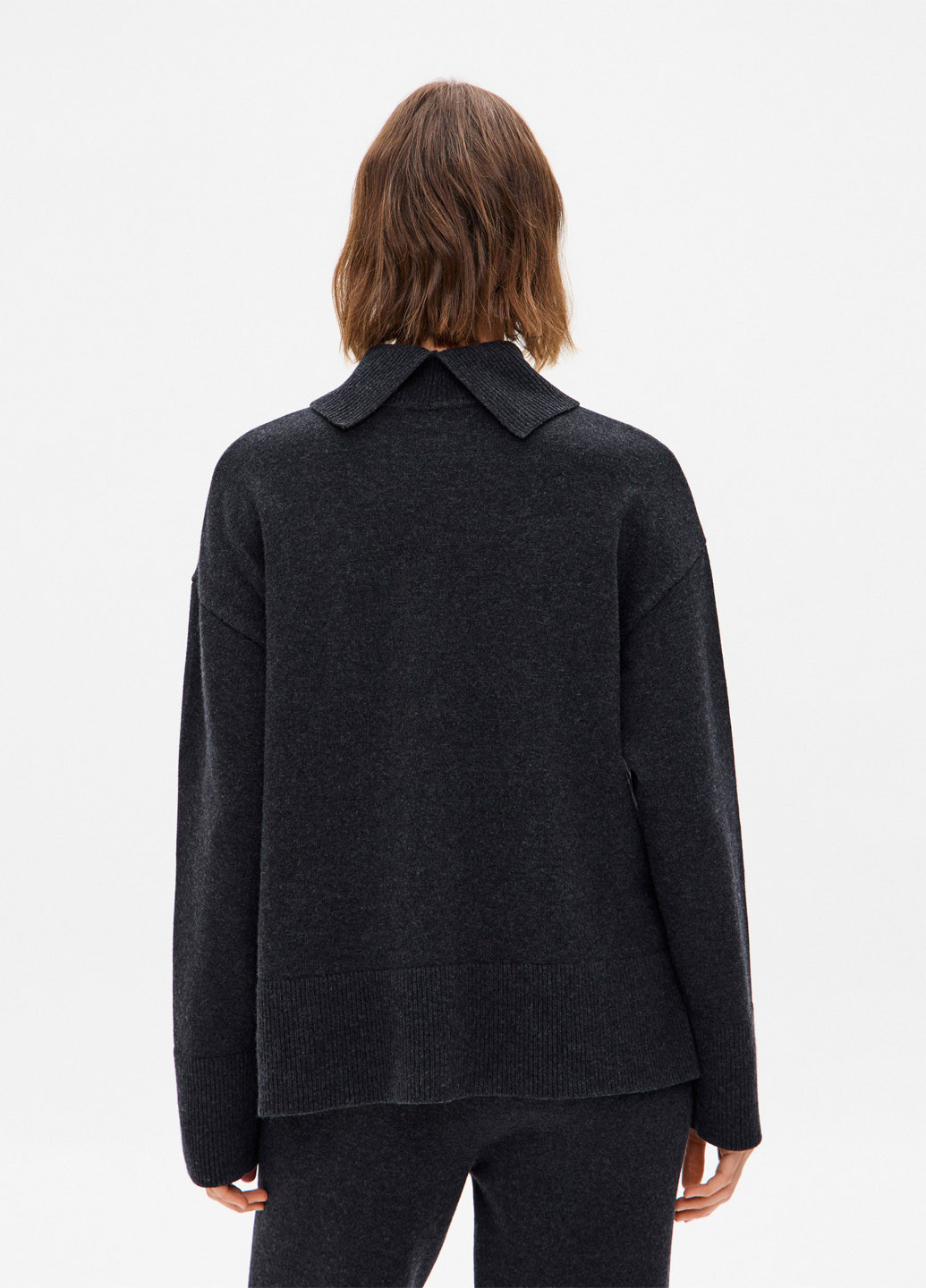 Темно-сірий зимовий светр Promin