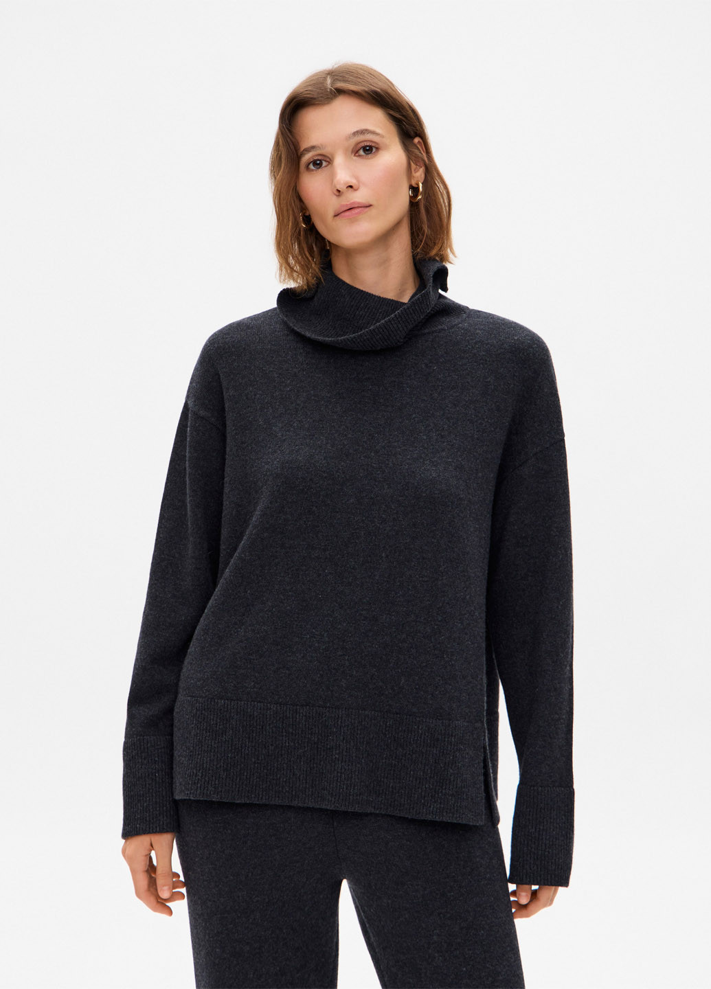 Темно-сірий зимовий светр Promin