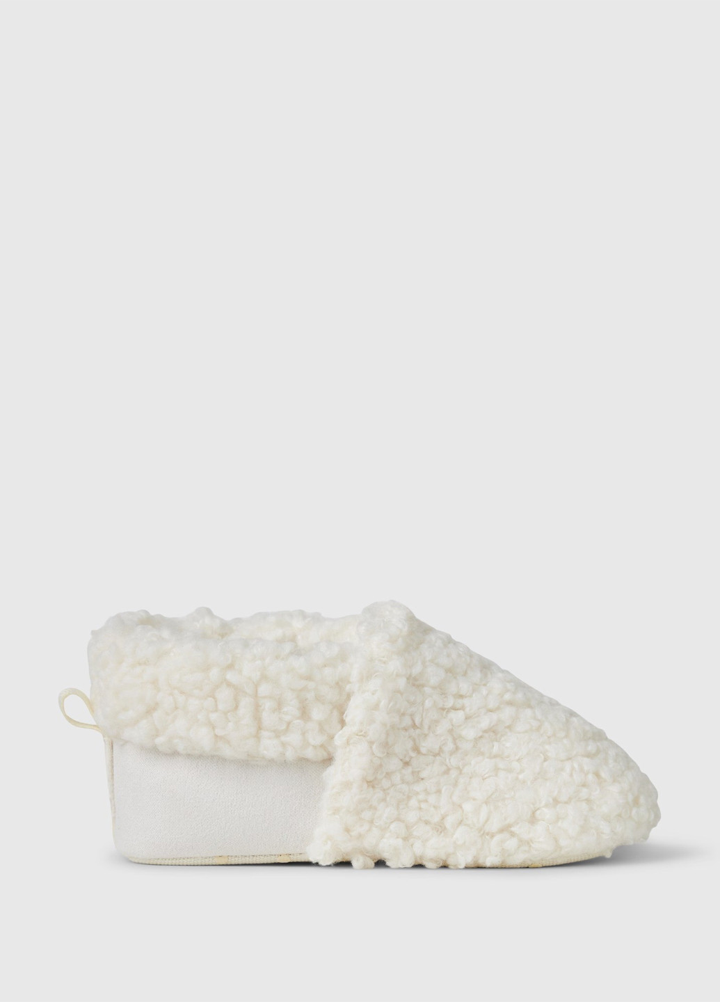 Молочные пинетки Gap с мехом